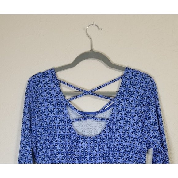 French Grey Stitch Fix Marjorie Blue Knit Dress - Picture 7 of 8